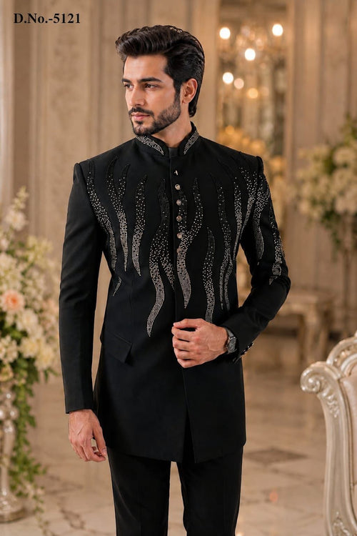 Open jodhpuri front view