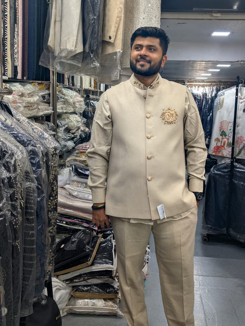 Linen fabric quality front view